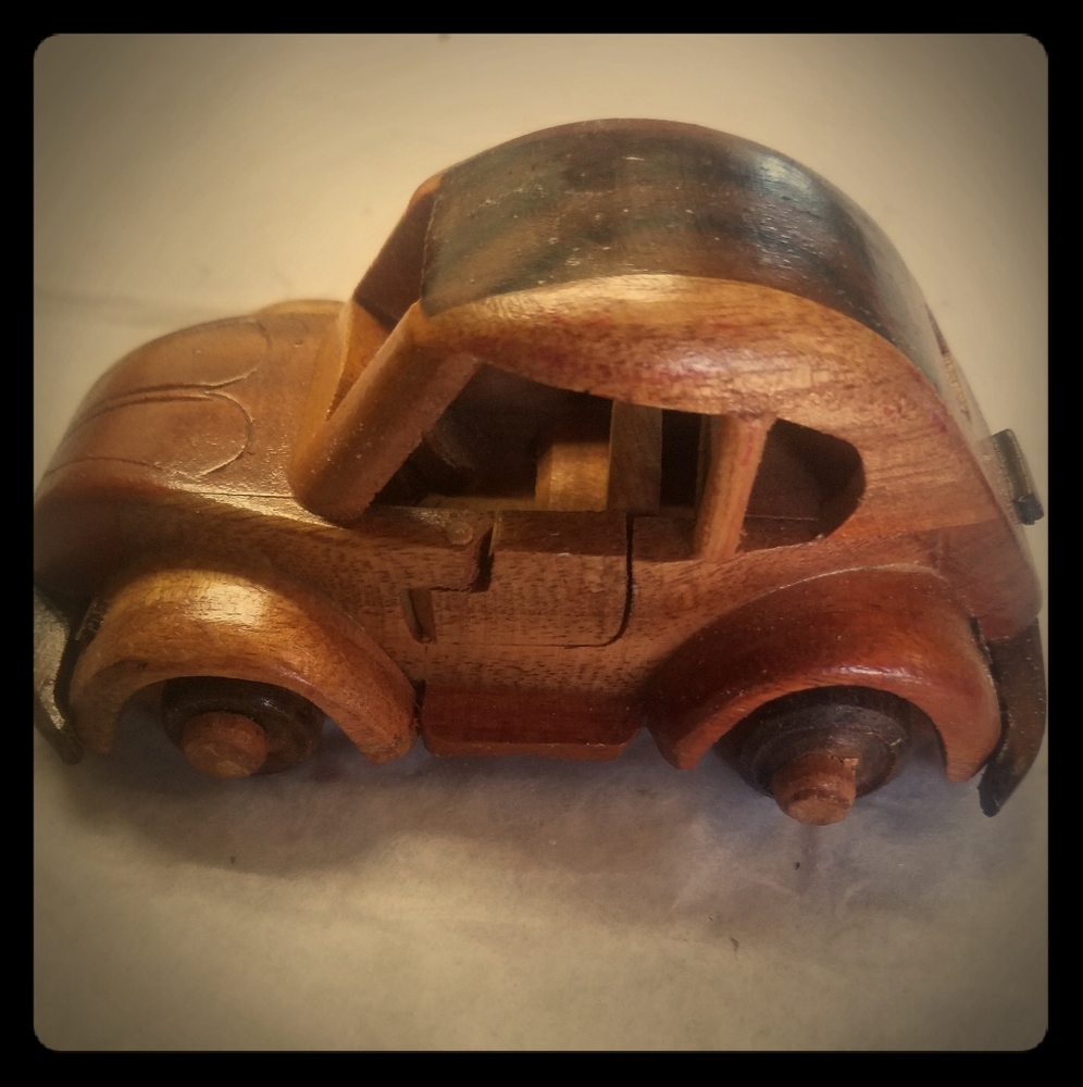 Hand Carved VW Bug